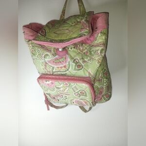 TikTok Viral BELLA Taylor  Pink and Green Women's Backpack